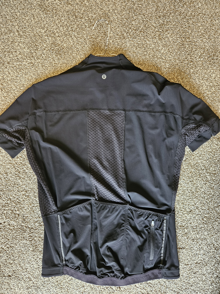 Lululemon Men's Cycling Jersey, Black, Medium - photo 2