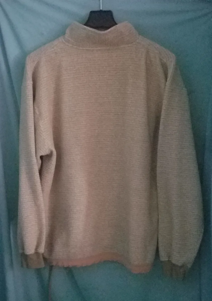 Vintage  Lee Sport NY Giants Fleece Pullover 7 Beige Denim Trim image indicator(10)