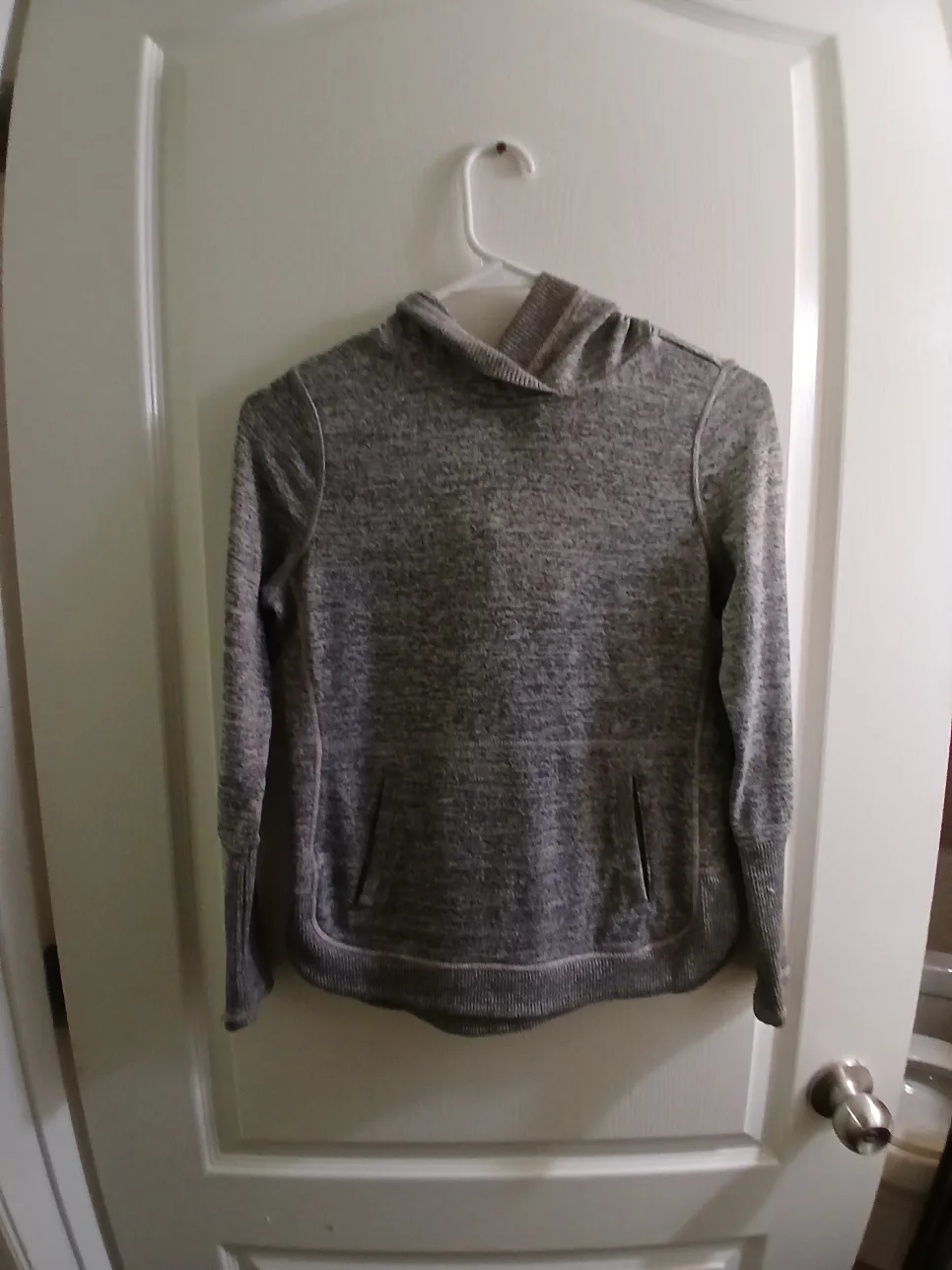 90 Degree Grey Heather Hoodie - Size M thumbnail