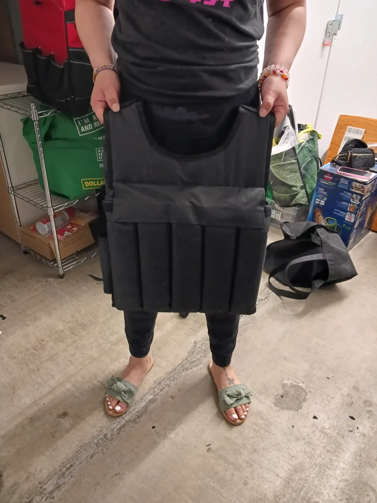 Adjustable Weighted Vest - Black thumbnail