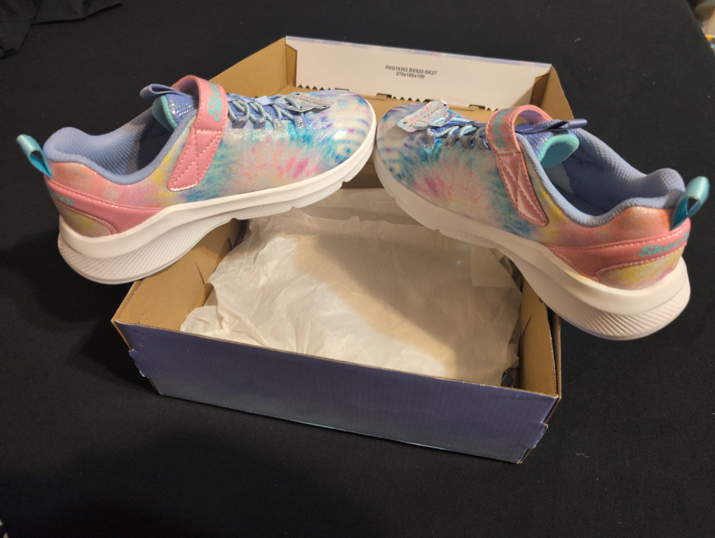 Skechers Girl Sunny Groove Lavender Multi Size 2 Kids - photo 4