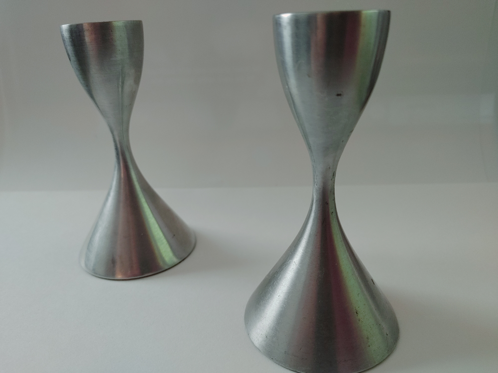 Vintage Umbra short candlesticks