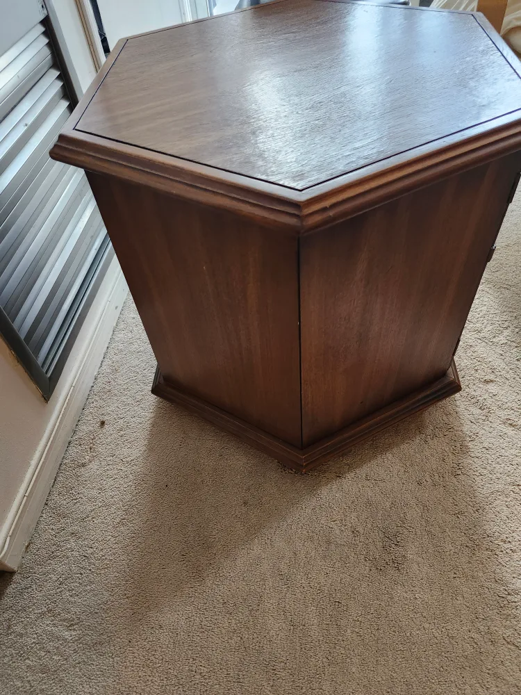 Vintage style Hexagonal Side Table image indicator(5)