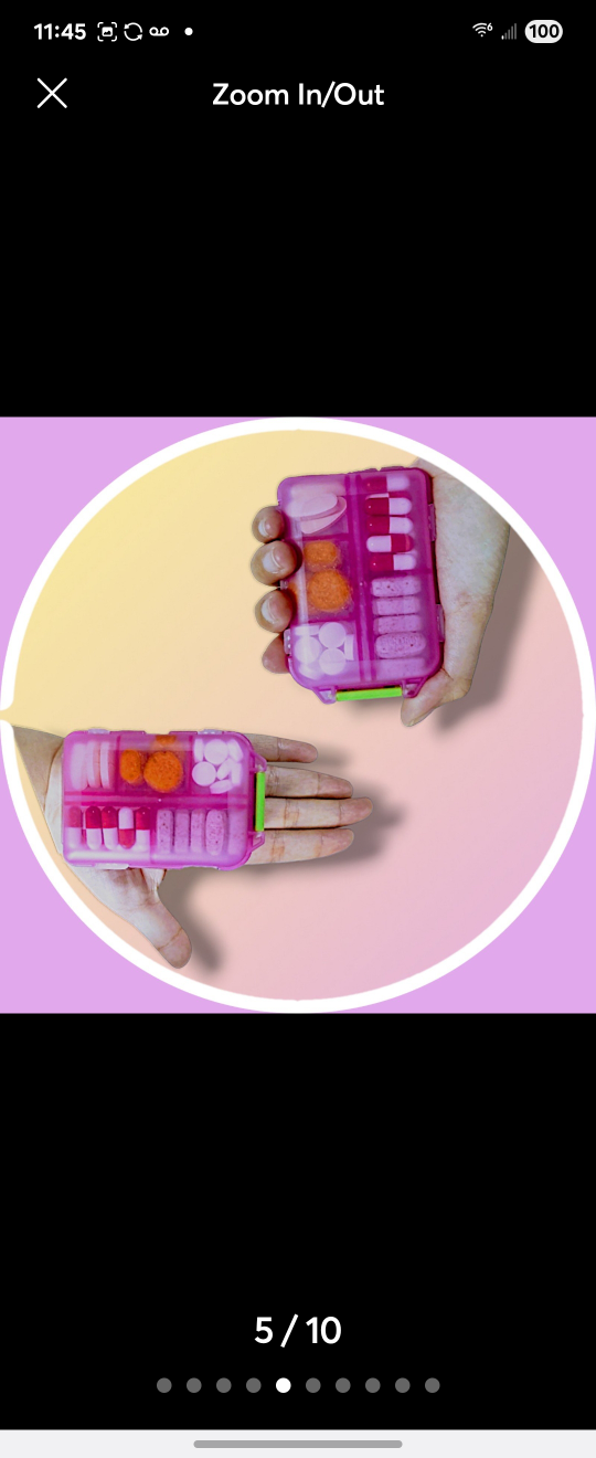 5 Compartment Pill Travel Organizer - photo 5