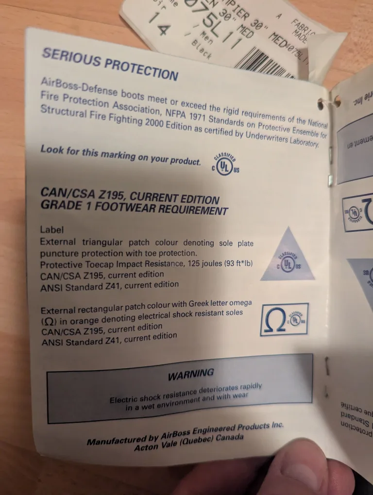 $95 OBO NEW AIRBOSS DEFENSE steel toe rubber hip boots size 14 image indicator(6)