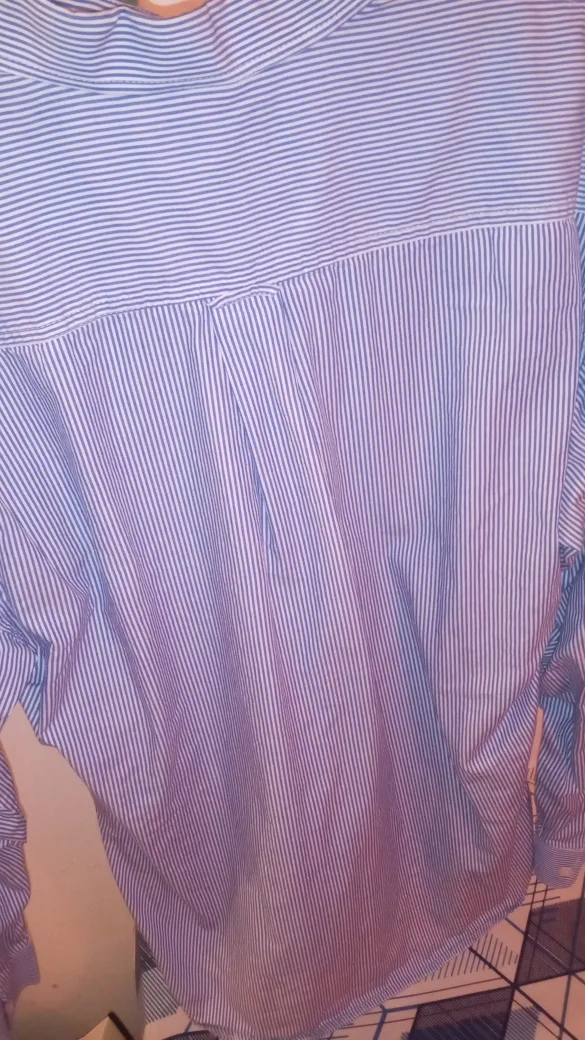 Ralph Lauren Blue Striped Button-Down Shirt image indicator(5)