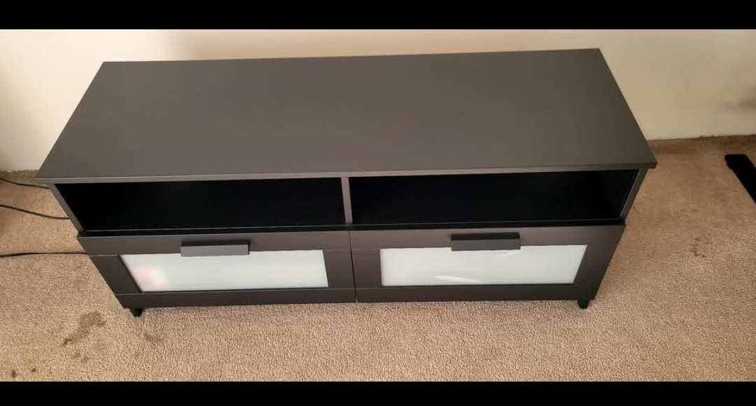 IKEA BRIMNES Black TV Bench (2 drawers) - Excellent Condition! - photo 2