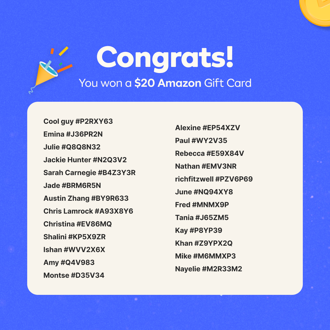 August Bingo Winner Announcement 🏆 - photo 4