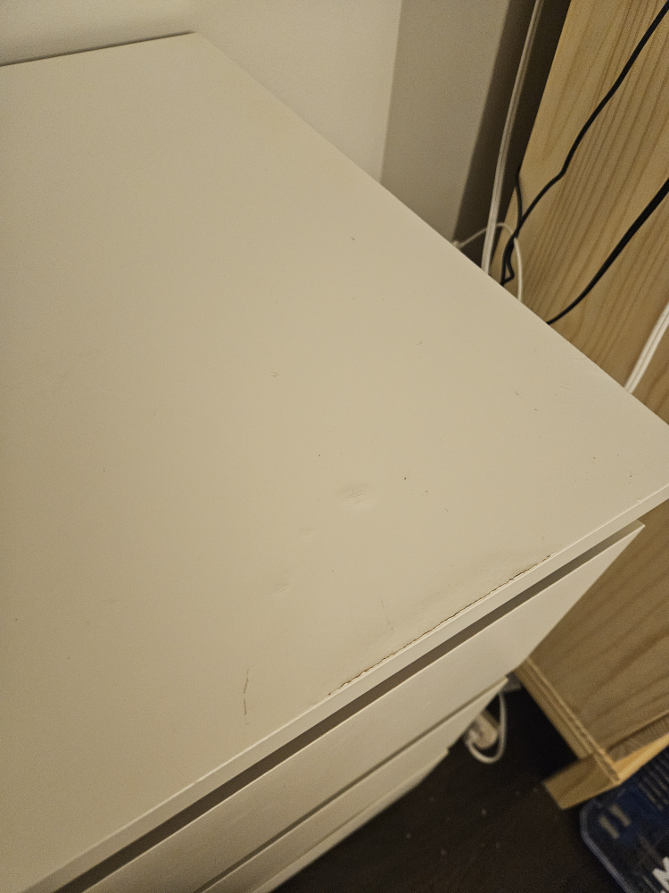 IKEA Malm White 3-Drawer Dresser - photo 3