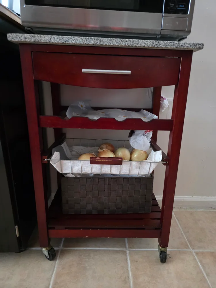 Rolling Kitchen Cart - Storage Cabinet thumbnail