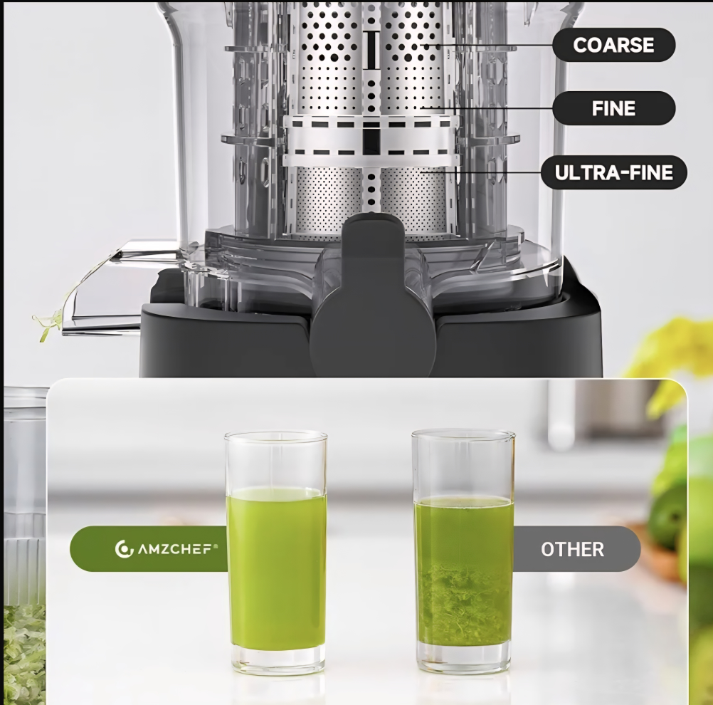 AMZCHEF Masticating Juicer Model: ZM1902 Brand New! - photo 3