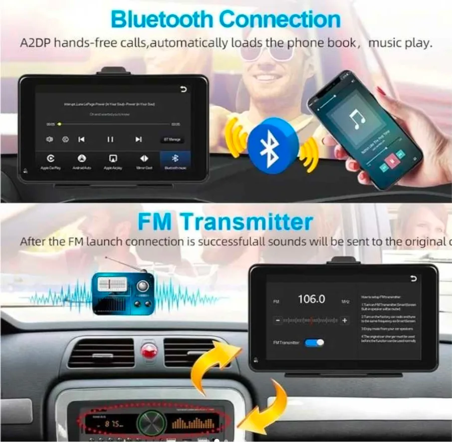 Car Stereo with Apple Carplay & Android Auto image indicator(2)