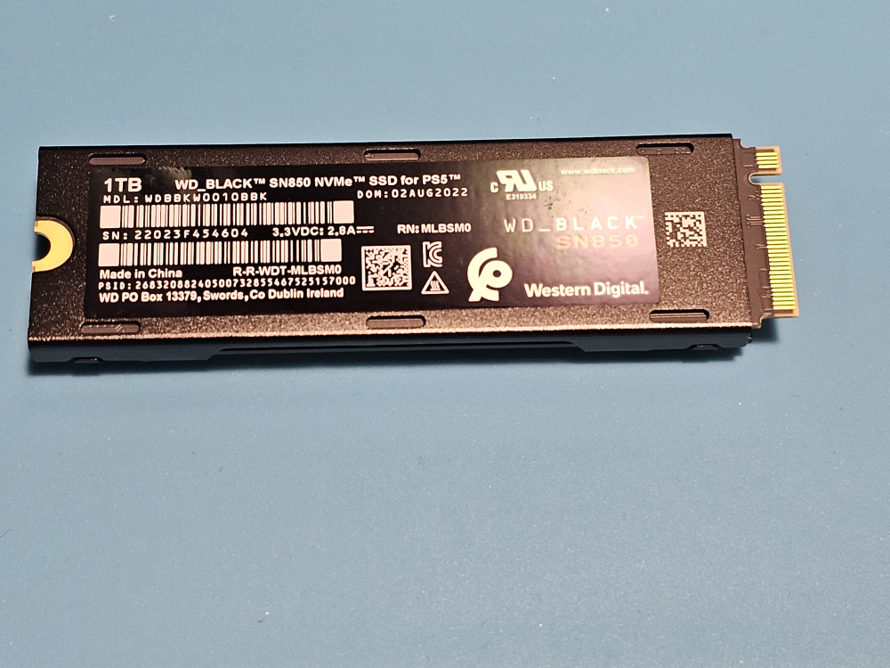 WD_BLACK SN850 1TB NVMe SSD for PS5 - photo 2