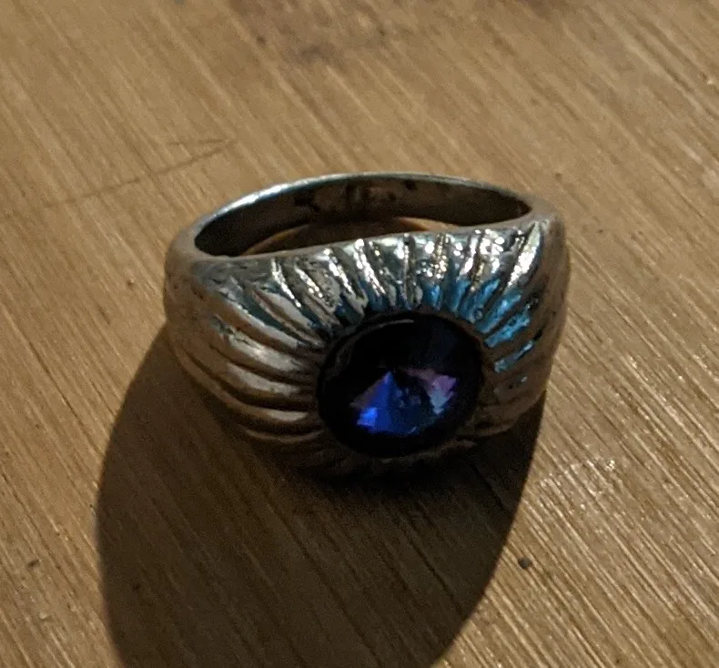 Ring with Blue Stone thumbnail