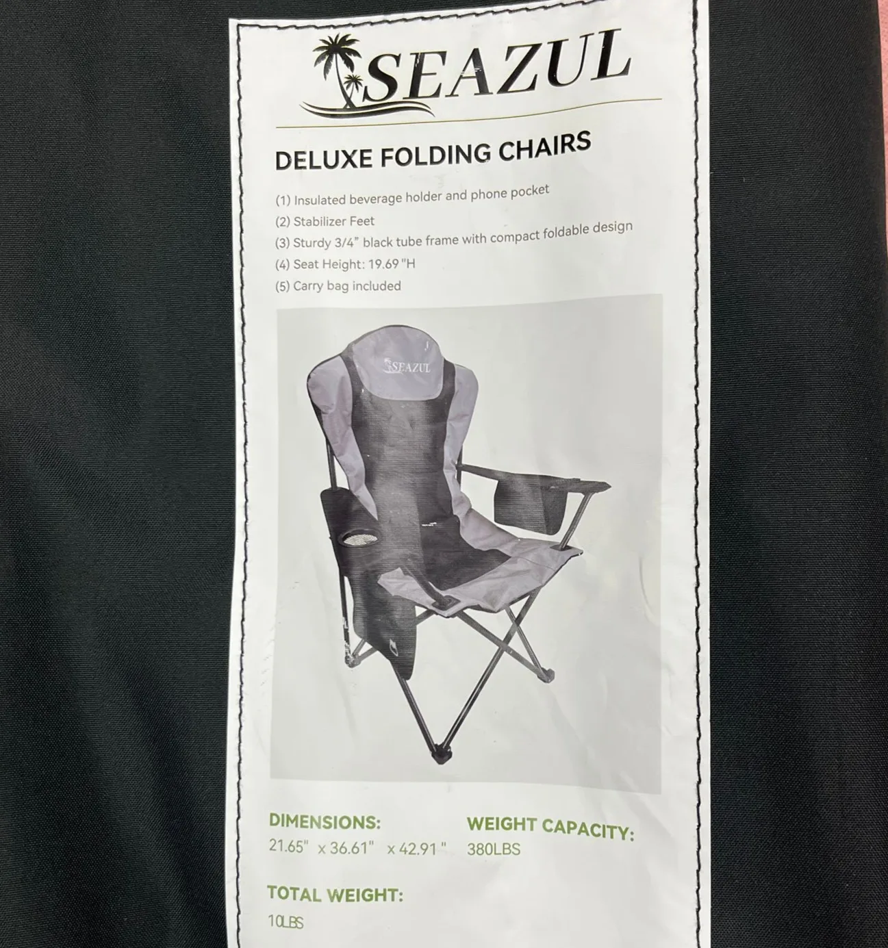 SEAZUL Deluxe Folding Chair - new thumbnail