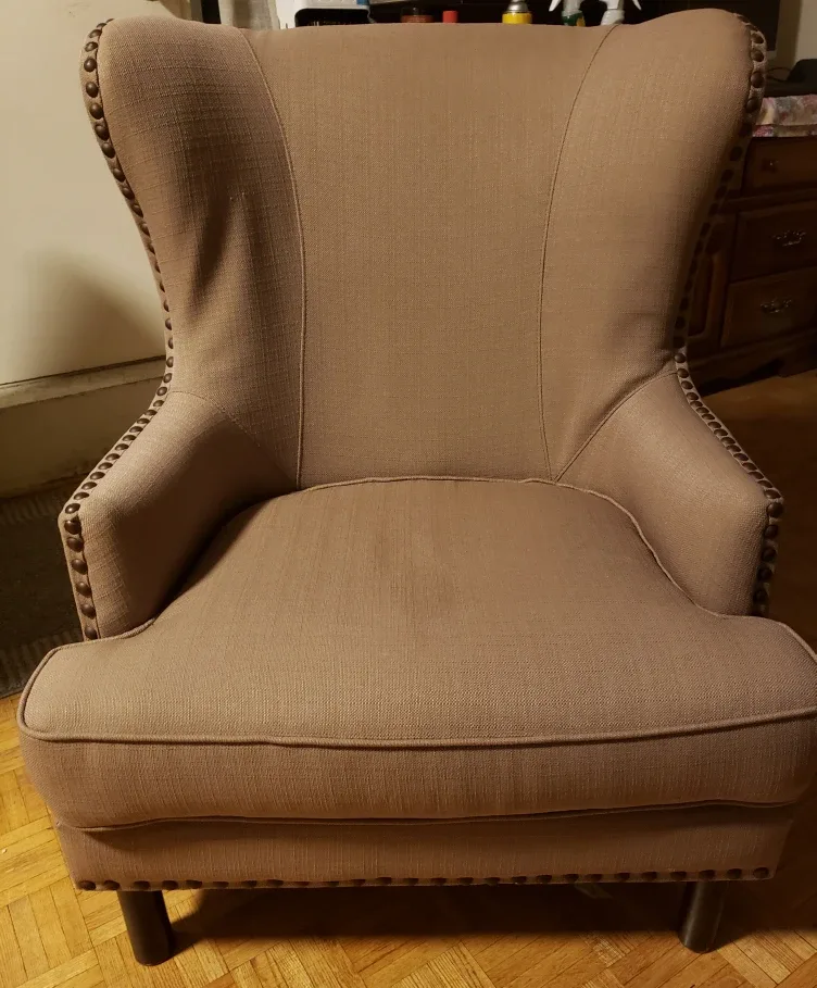 very light Wingback Armchair - Neutral Colour thumbnail
