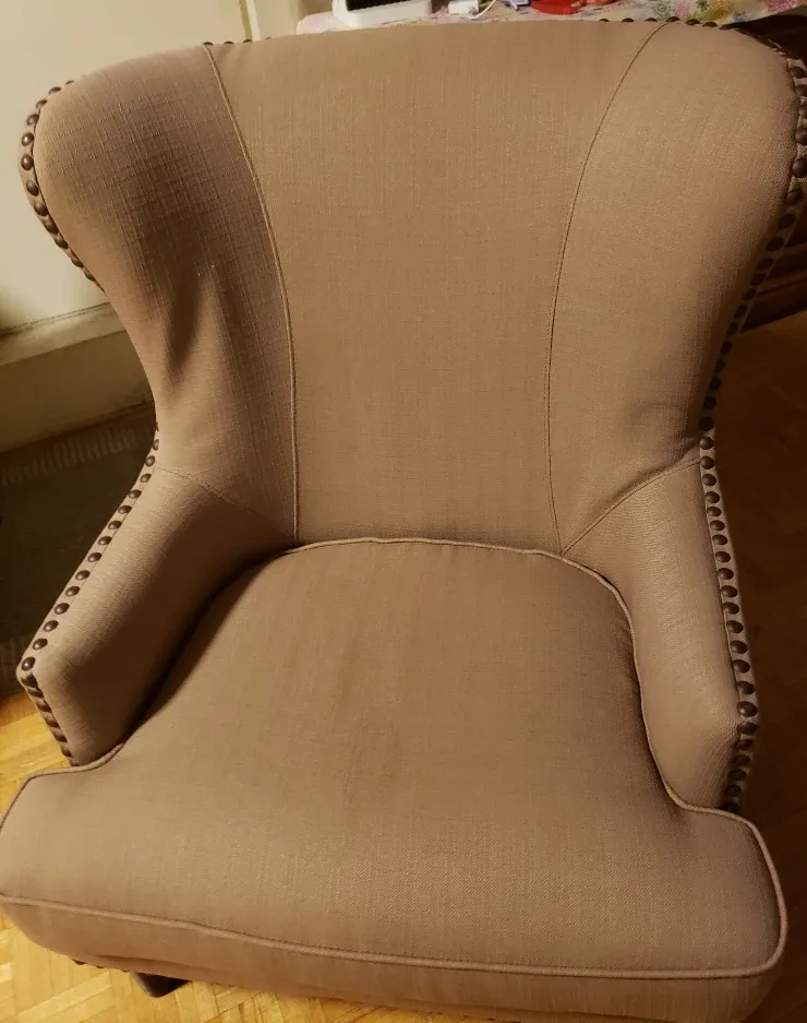 very light Wingback Armchair - Neutral Colour image indicator(2)