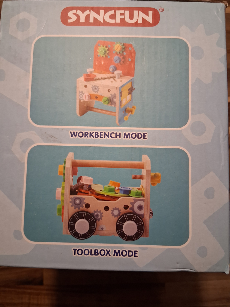 Syncfun Versatile Wooden Tool Box - Age 3+ - photo 4