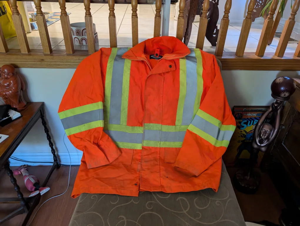 High Visibility Work Coat - Reflective Safety Jacket image indicator(6)