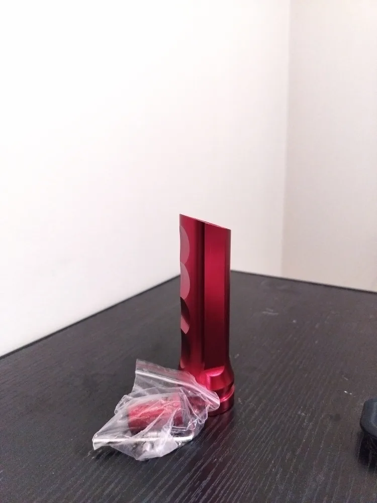 Red Aftermarket Parking Brake Handle thumbnail