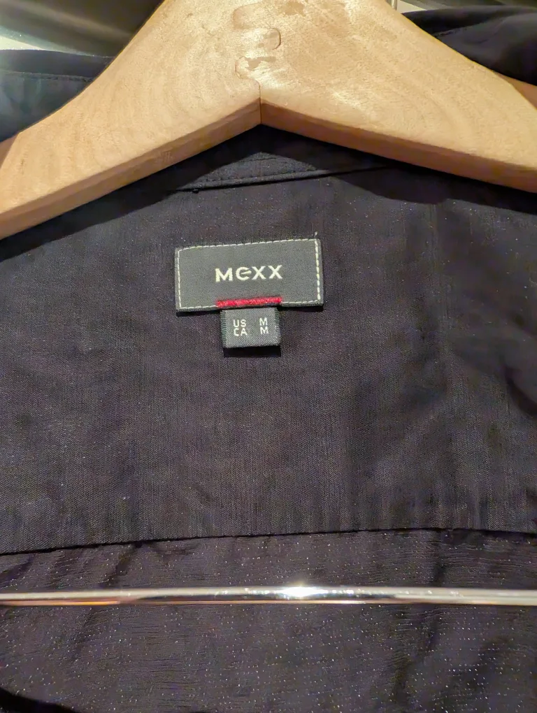 Men's Mexx Black Metallic Button-Down Shirt image indicator(4)