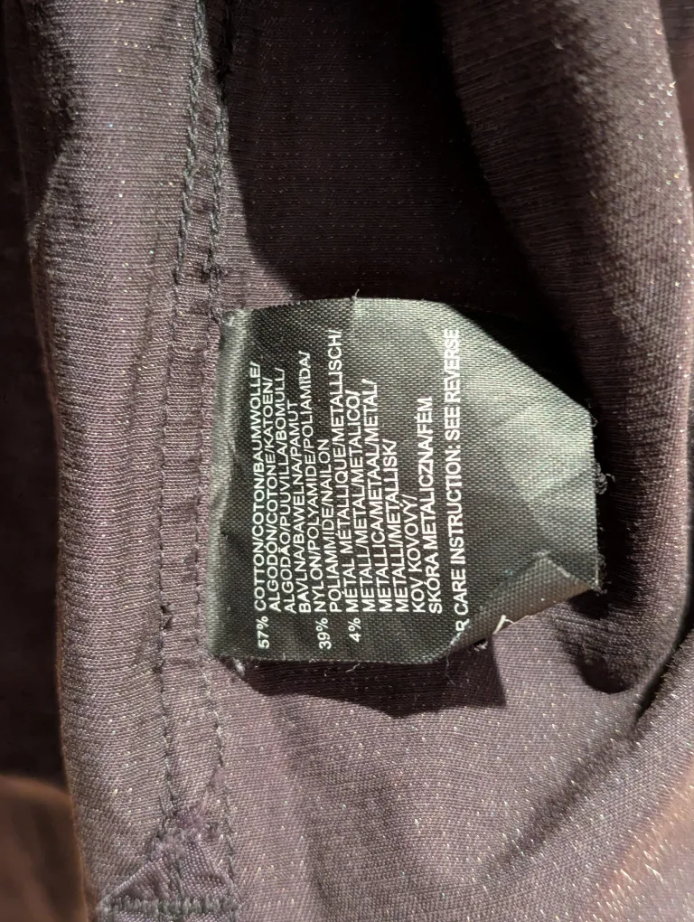 Men's Mexx Black Metallic Button-Down Shirt image indicator(5)