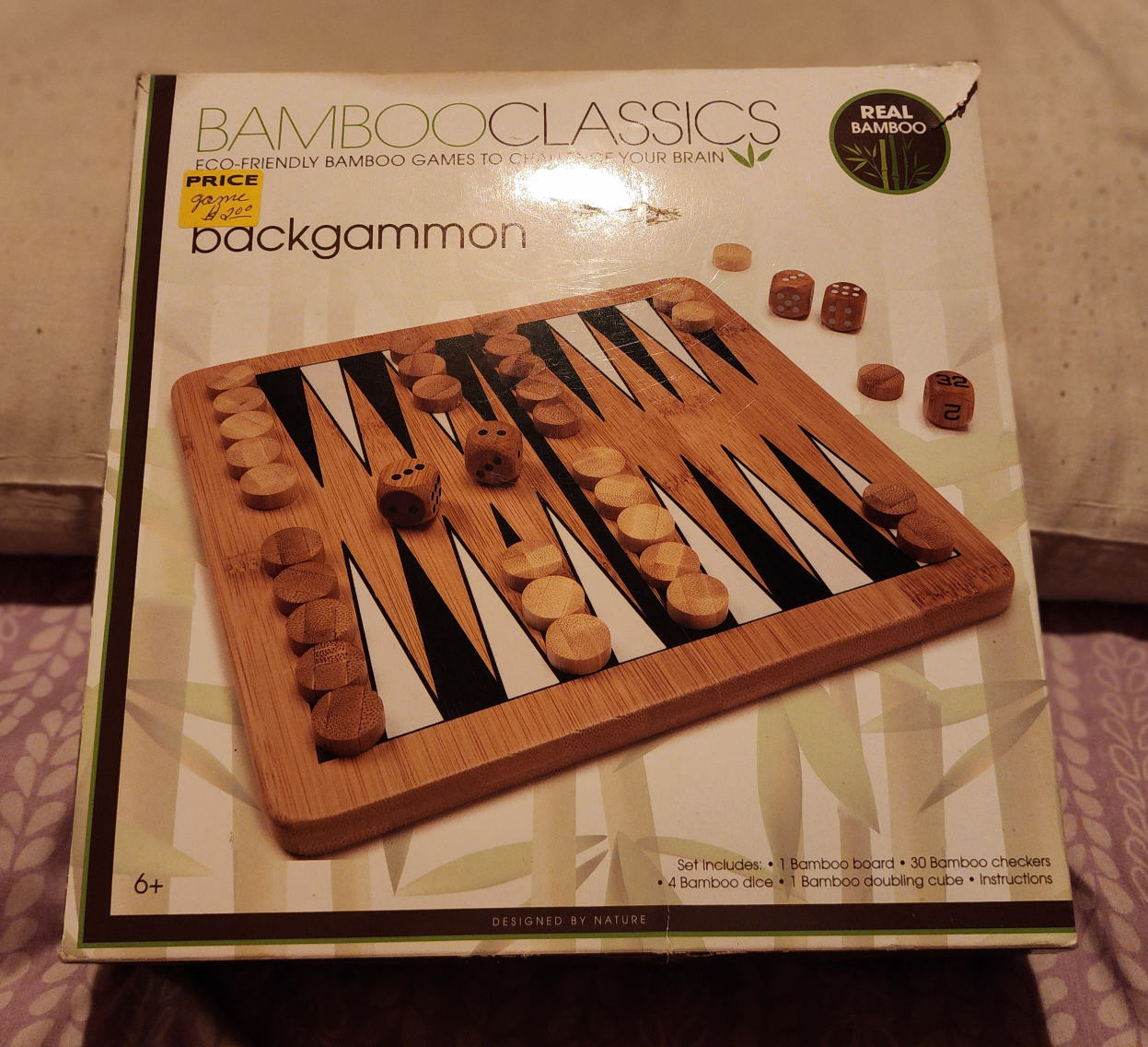 Bamboo Classics Backgammon Set CASH ONLY