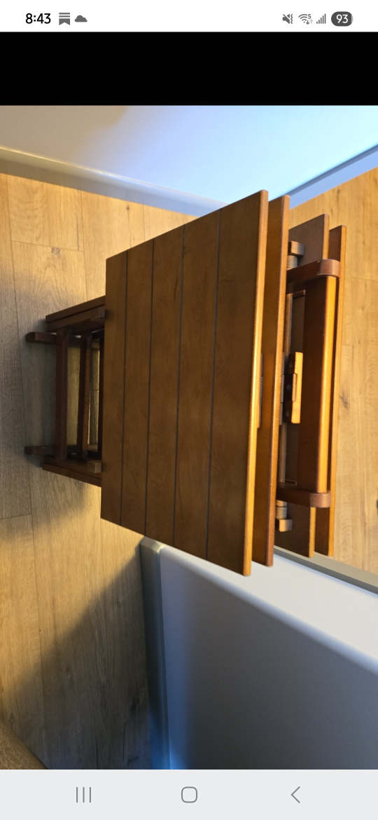 Folding Wooden TV tray set