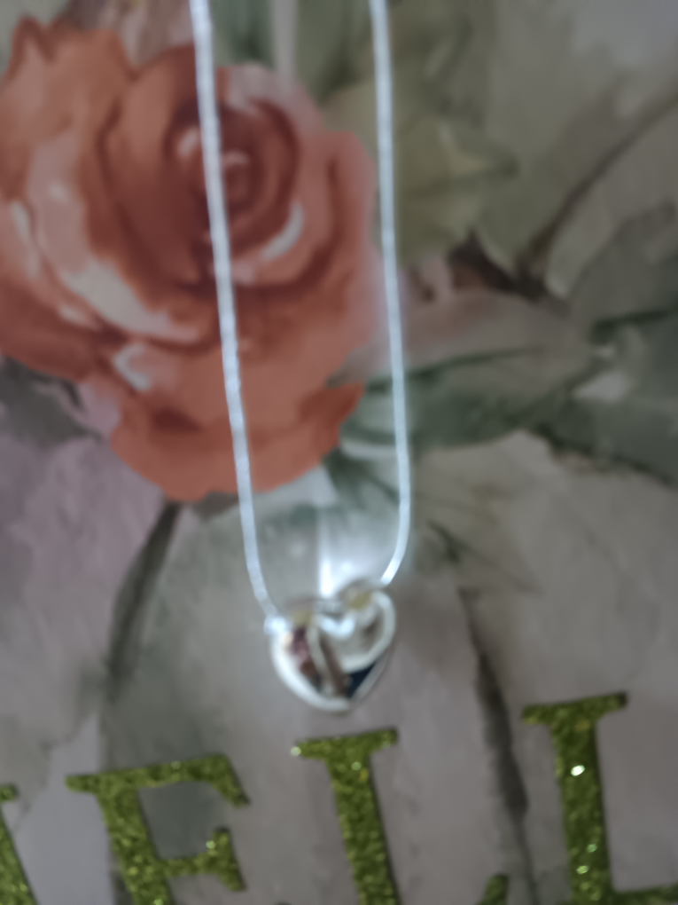 Heart Pendant Silver Necklace