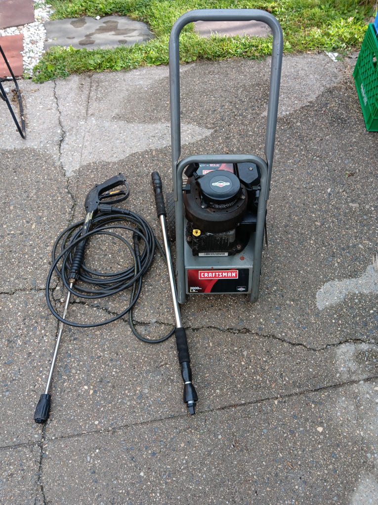 Craftsman 2000 PSI Pressure Washer