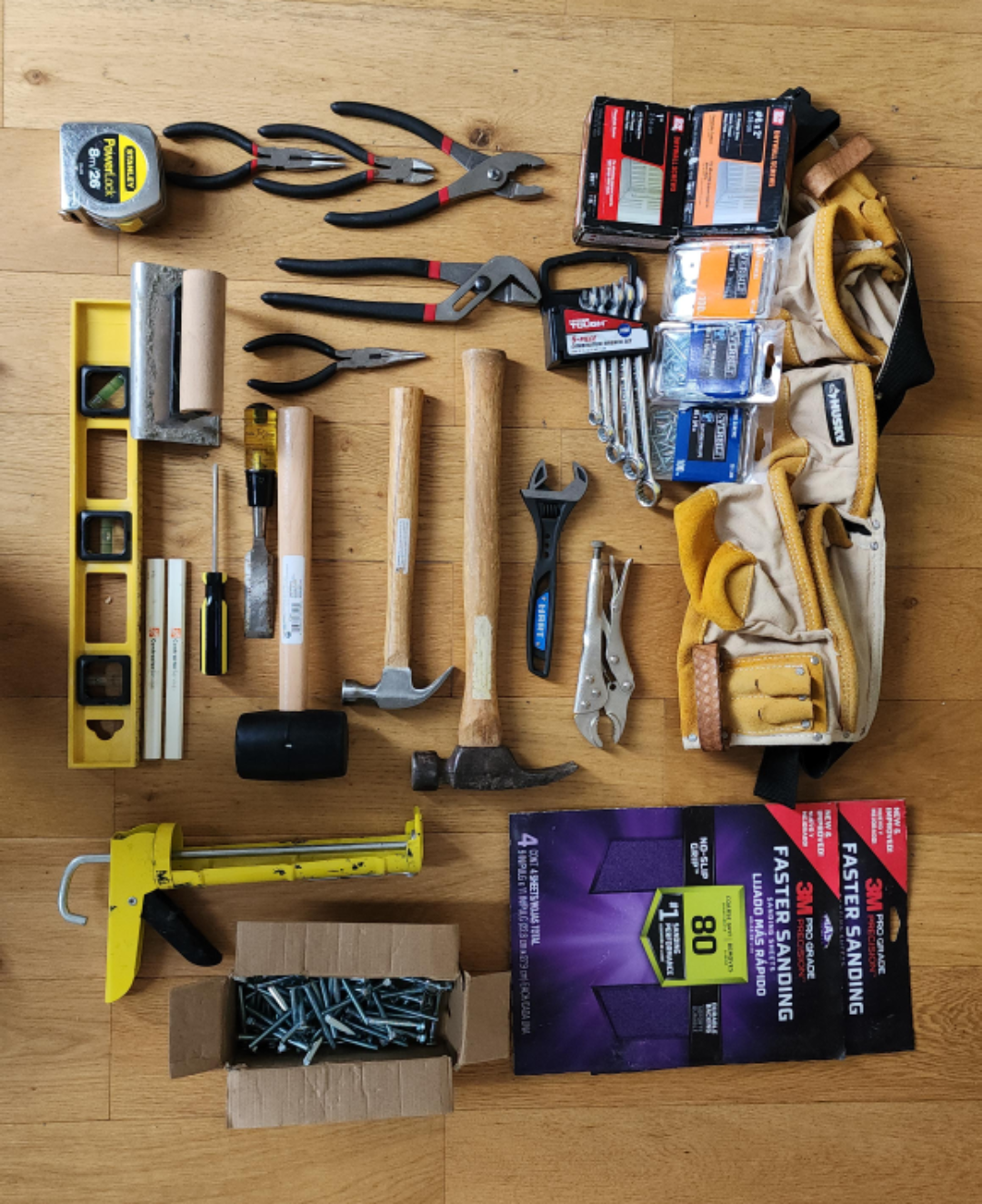Variety of Hardware Tools