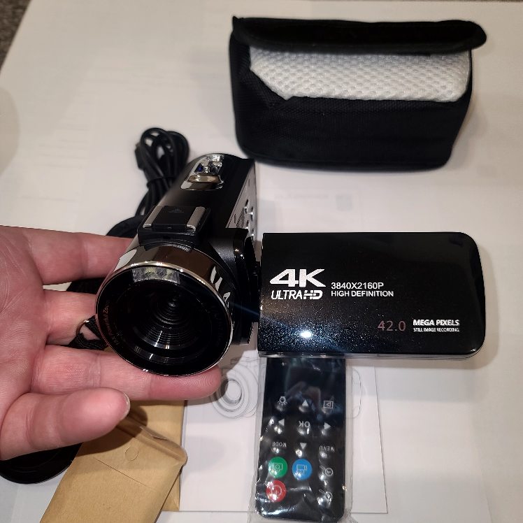 Video Camera 4K 30fps Handheld Camcorder
