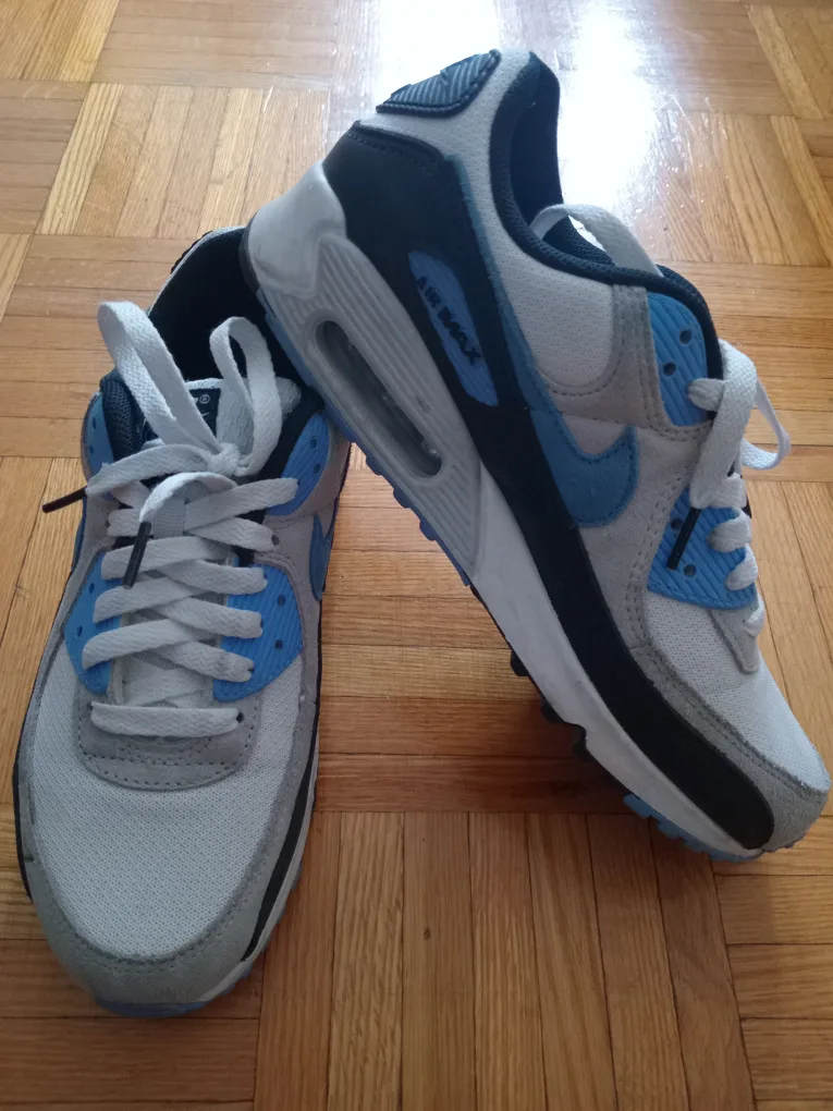 Nike Air Max 90 - White/Blue thumbnail