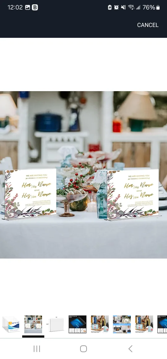 Horizontal Sign Holder Stand image indicator(4)