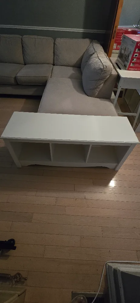 White Storage Bench thumbnail