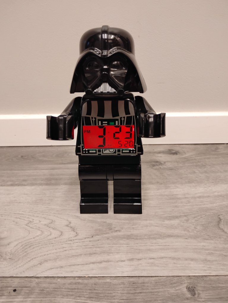 Lego Star Wars Darth Vader Minifigure Clock