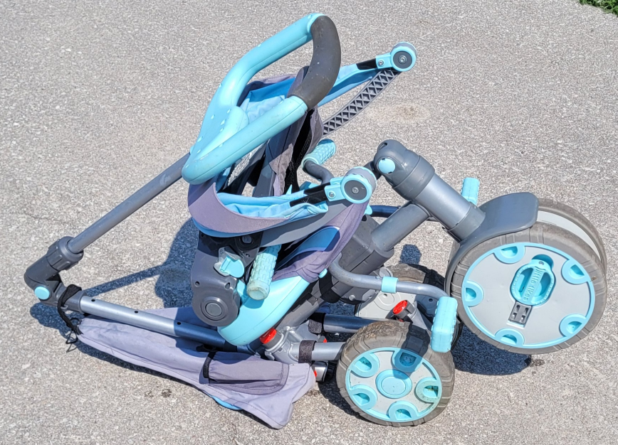 Little Tikes Fold'n Go 4-in-1 Trike - Blue/Grey - photo 3