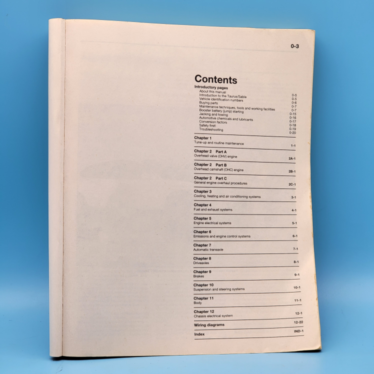 🥳VGC🤩 Ford Taurus & Mercury Sable 1996-2005 Haynes Repair Manual - photo 2