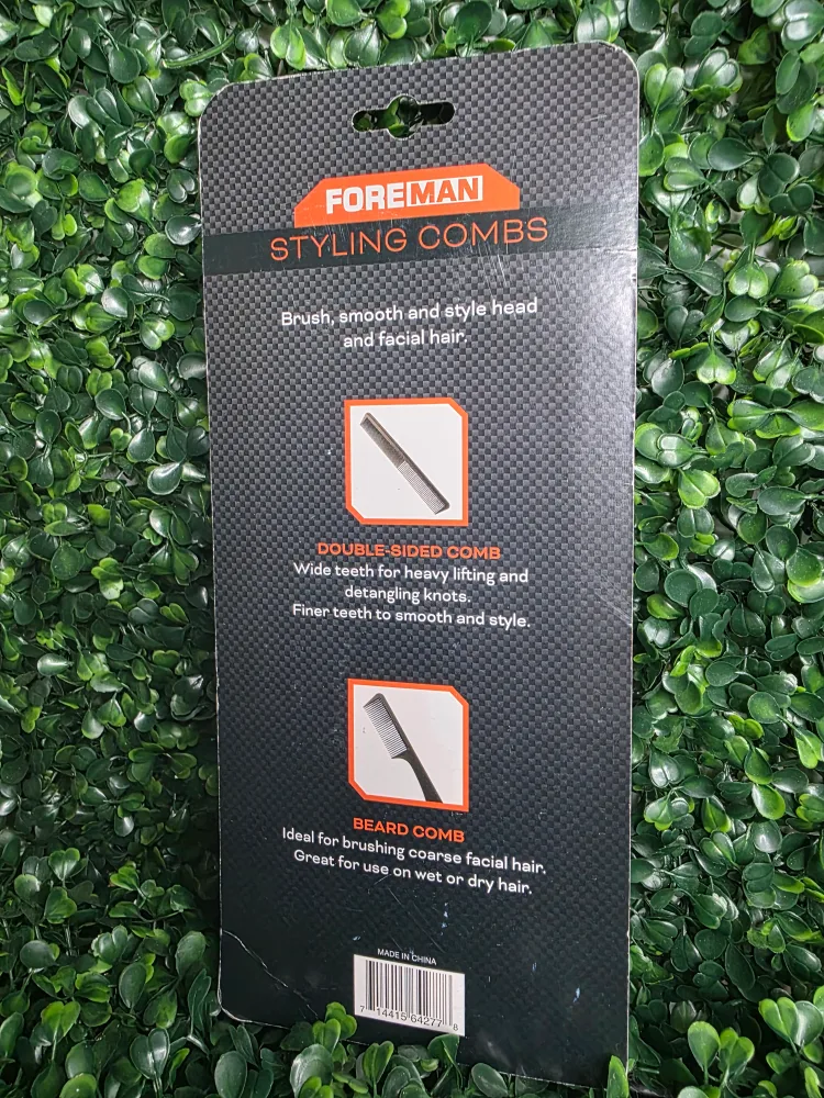 Foreman Styling Combs - 2 Piece Set image indicator(2)