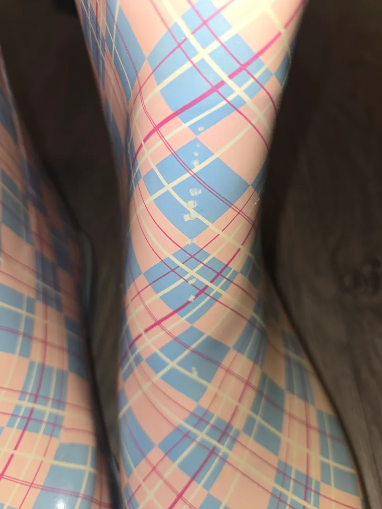Argyle Pattern Rain Boots image indicator(4)