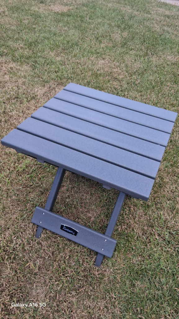 Funberry Folding Side Table - black - photo 2