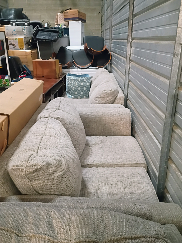 Neutral Sofa and Loveseat Set - photo 2
