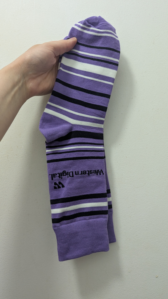 Free purple socks