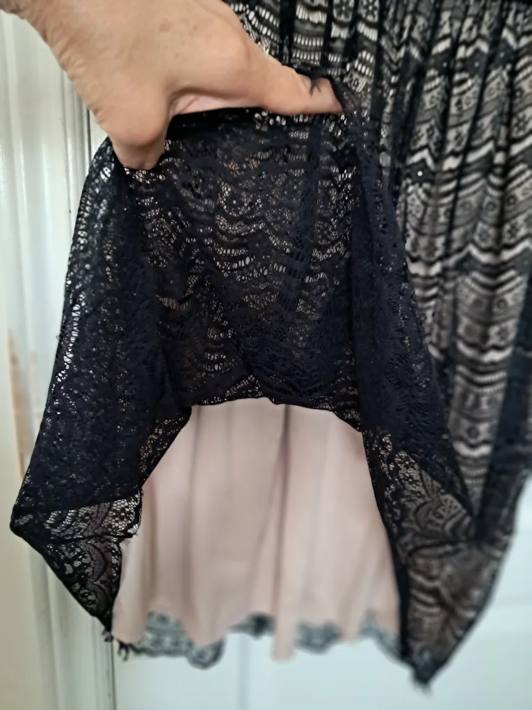 Black Lace Dress, Size 4, New w/o tag image indicator(6)