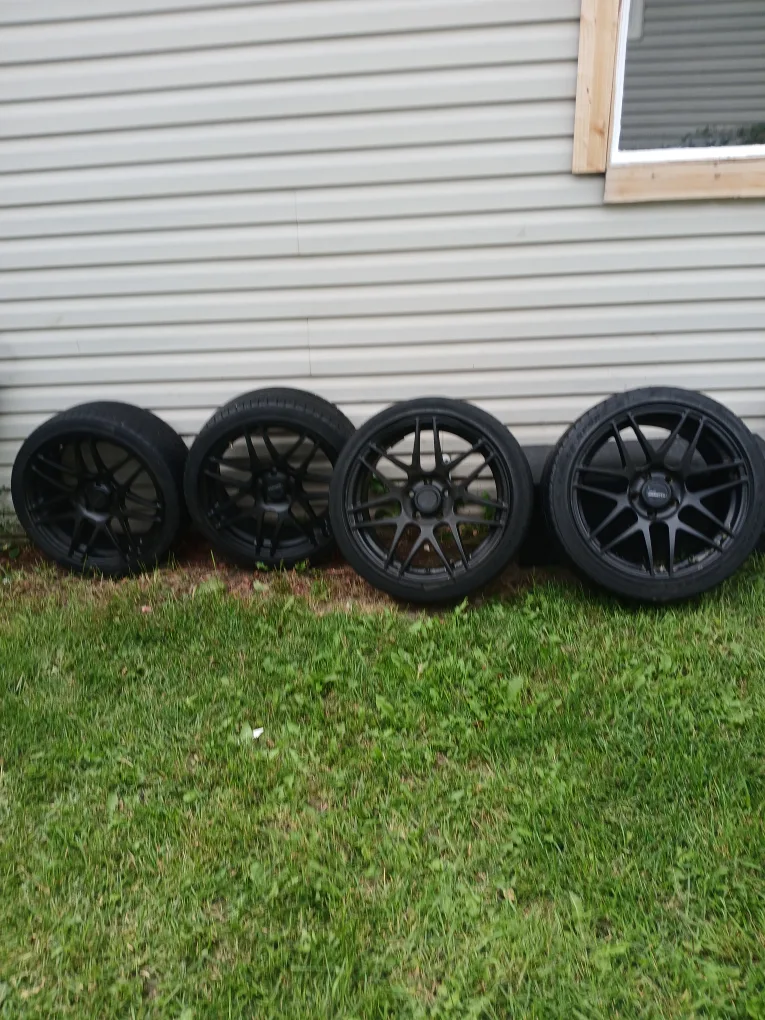 Set of Klutch Wheels & Tires
