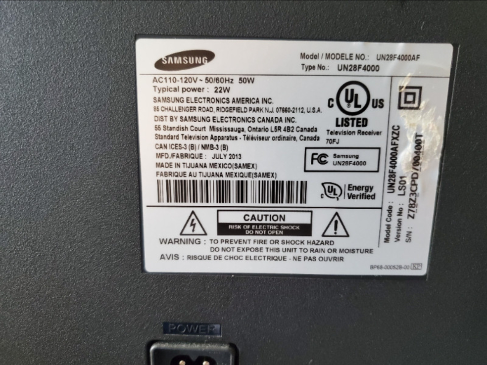 Samsung TV UN28H4000AF- 28 Inch - photo 2
