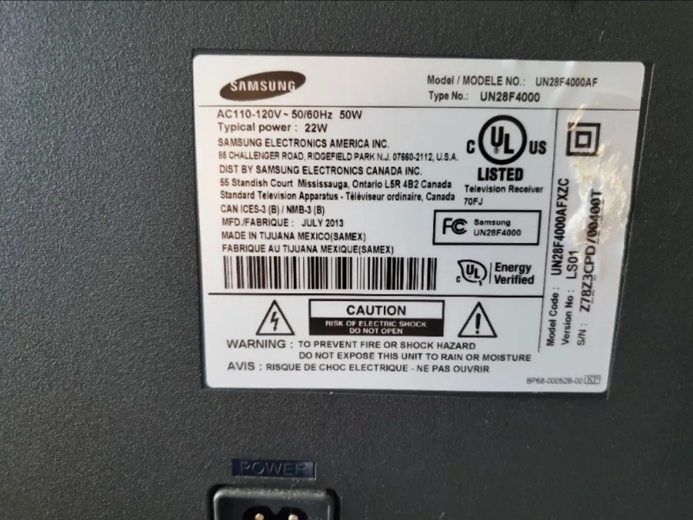 Samsung TV UN28H4000AF- 28 Inch image indicator(2)