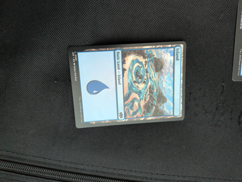 Magic The Gathering Island Card