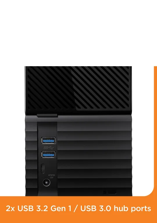 WD My Book Duo 16TB External Hard Drive image indicator(5)