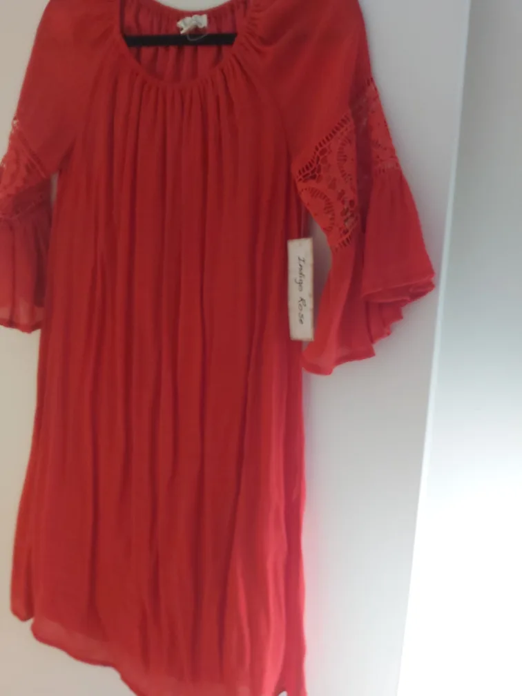 Indigo Rose Red Dress image indicator(2)